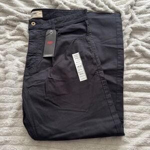NWT Levi Strauss Signature 541 Slim Taper Black Mens Pants Size 40x32